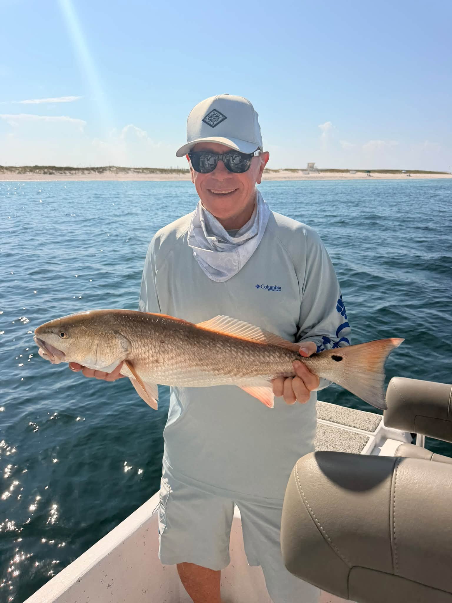 Redfish around marshes, passes and structure