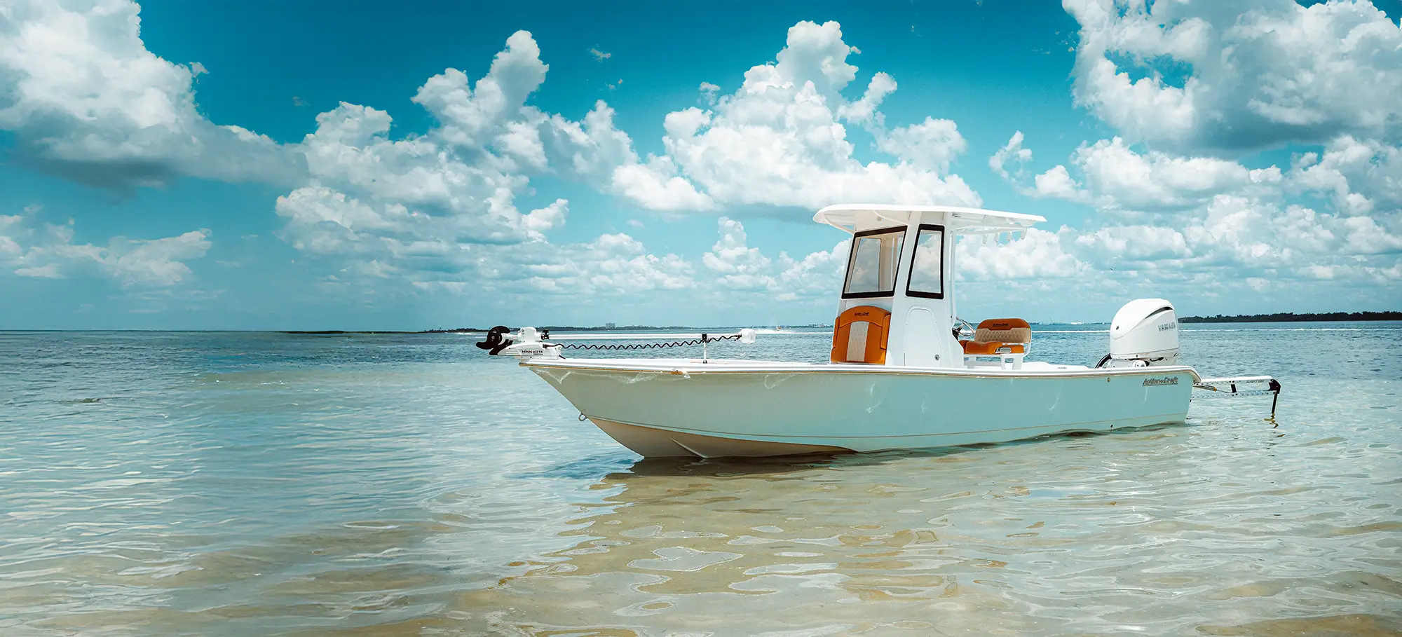 Action Craft 24 Coastal Bay on the water